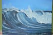 hand made an acrylic painting on canvas