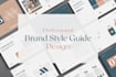 create a custom logo and professional brand style guide