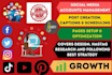 be your social media marketing manager for organic traffic