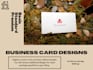 create and personalize your business card
