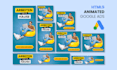 design HTML5 animated banner ads for google adwords