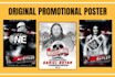 design pro wrestling poster, match card, graphics for you