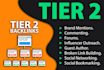 do high authority tier 2 backlinks for SEO ranking