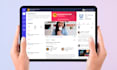 saas dashboard UI UX, web app and admin panel in figma