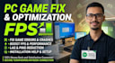 boost fps, fix game crashes, and optimize windows for gaming