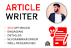 write SEO friendly articles and blog posts