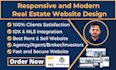 design your real estate website in wordpress and wix