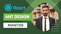 develop reactjs apps using ant design and mantine
