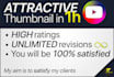 design an attractive thumbnail in 1h