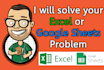 solve your excel or google sheets problem