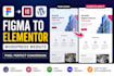 convert figma, xd ,PSD or wix to elementor wordpress website