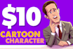 create a cartoon character for you