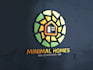create lovely 3d real estate and business logo design