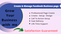 create and setup facebook business page