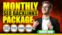 do monthly off page seo backlinks on high authority sites