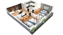 convert 2d plans into 3d sketch up model