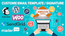 create html email template or email signature