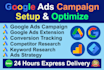 setup google ads campaigns manage and optimize for profitable ad