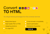 convert any UI to responsive HTML react or nextjs code