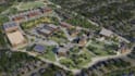do architectural 3d rendering master plan, site plan or aerial view