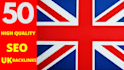 create 50 permanent UK backlinks for ranking