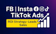 run and manage facebook, instagram, tiktok ads with ROI focused strategy