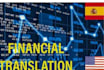 translate any financial text for you