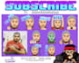 create chibi twitch emotes, badges, sub badges design
