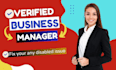 create fresh facebook business manager and ad account