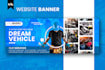 design website banner, shopify banner, website slider, header or cover
