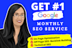 do monthly SEO service with high da backlinks
