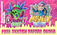 create awesome colorfull psychedelic, trippy, cannabis illustration
