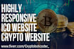 create ico website crypto exchange website cryptocurrency landing page website