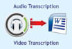 translate and transcribe audio and video files