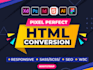 create a responsive website using HTML, CSS, javascript with modern design