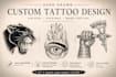 create a custom hand drawn tattoo design