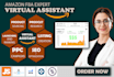 be expert amazon fba private label virtual assistant, PPC campaigns VA