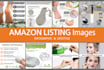 design amazon product infographic or amazon product listing images