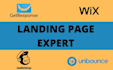 do your unbounce getresponse mailchimp wix landing page design