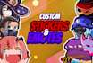 custom emotes, emoji, and sticker for twitch, discord, vtuber, etc