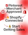 do pinterest merchant account approval shopify and pixel tag
