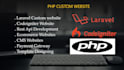 create ecommerce in PHP,laravel and codeingiter