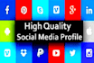 do 200 high quality social media profile backlinks