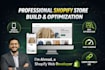 design or optimize a high converting shopify store with SEO and setup