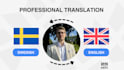 translate and proofread your texts from english to swedish
