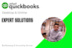 provide bookkeeping services in quickbooks desktop and online
