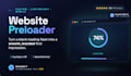 add an awesome animated preloader to your website