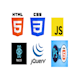 create website using angular, react, javascript and jquery