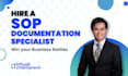 write your process documents or sops