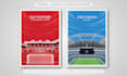 create a stadium illustration poster for your favorite team